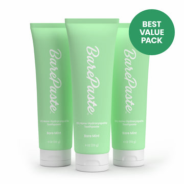 BarePaste Fluoride‑Free Toothpaste (3‑Pack)