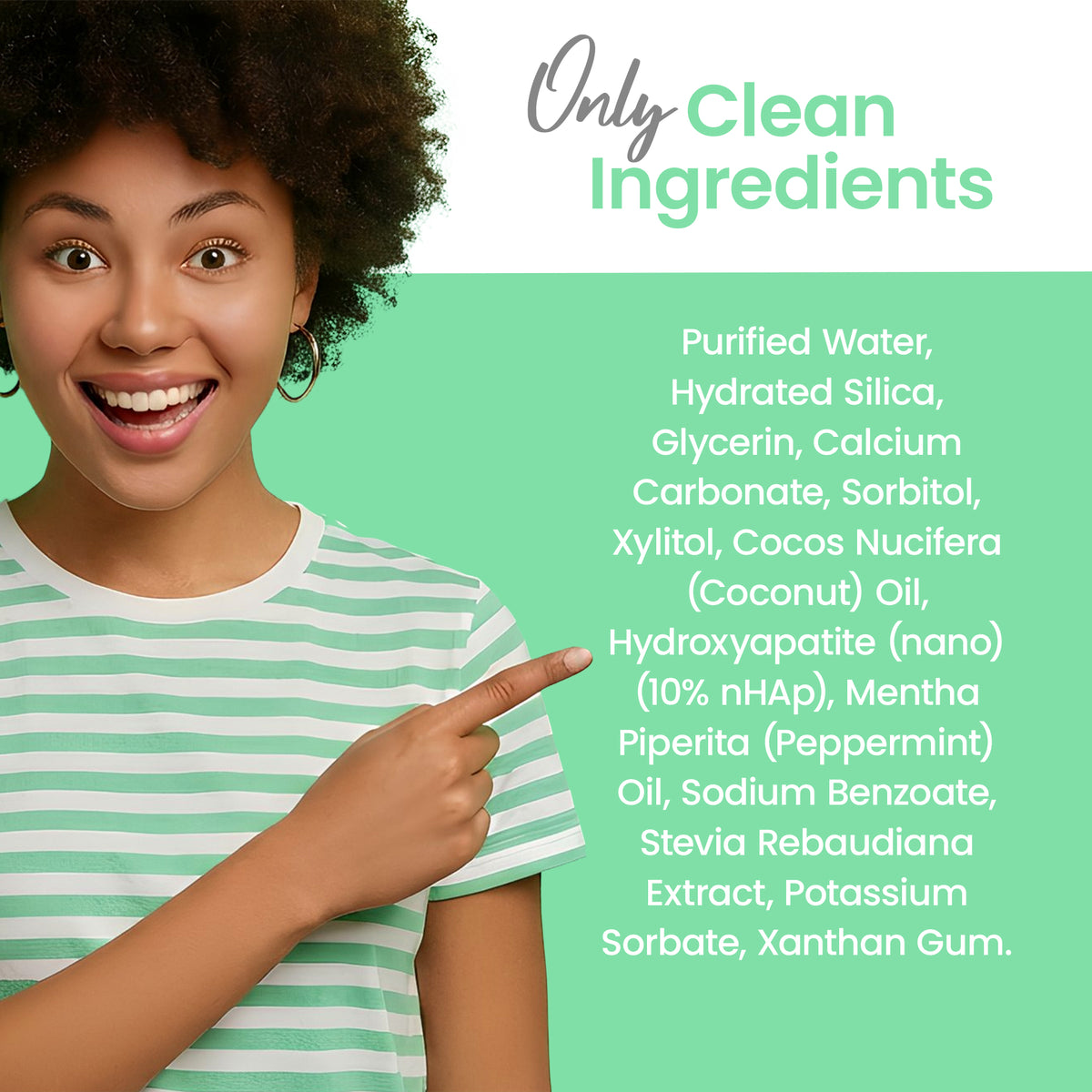 BarePaste Fluoride‑Free Toothpaste (Bare Mint)